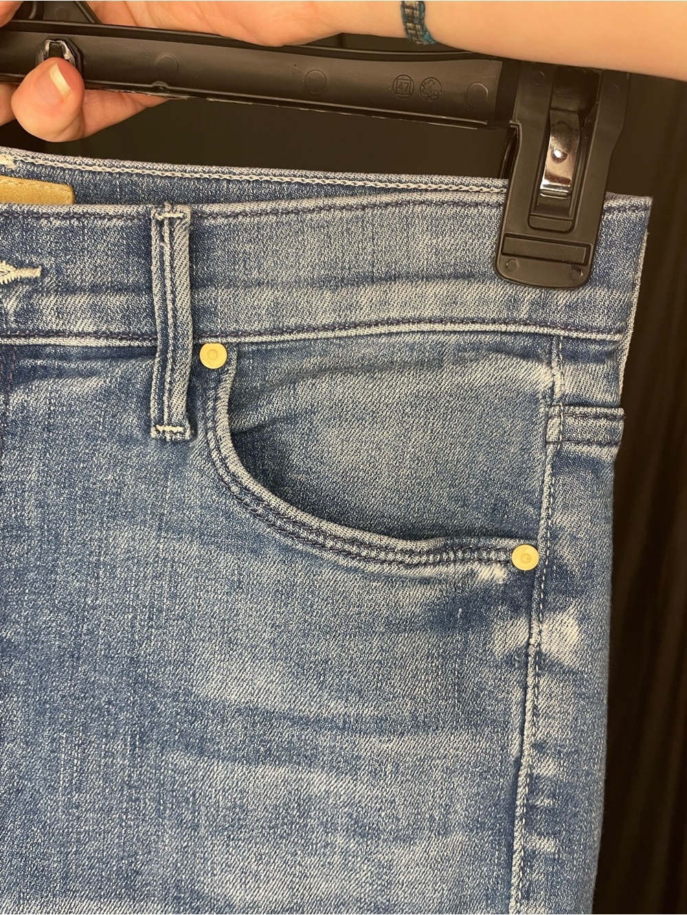 MOTHER Limited Edition Mid Rise Dazzler Ankle I Wet My Plants Embroidered Jeans - Picture 7 of 12